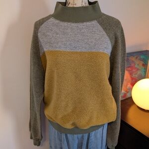 prAna Flint Brook IncrediWool Colorblock Sweater - Size XL